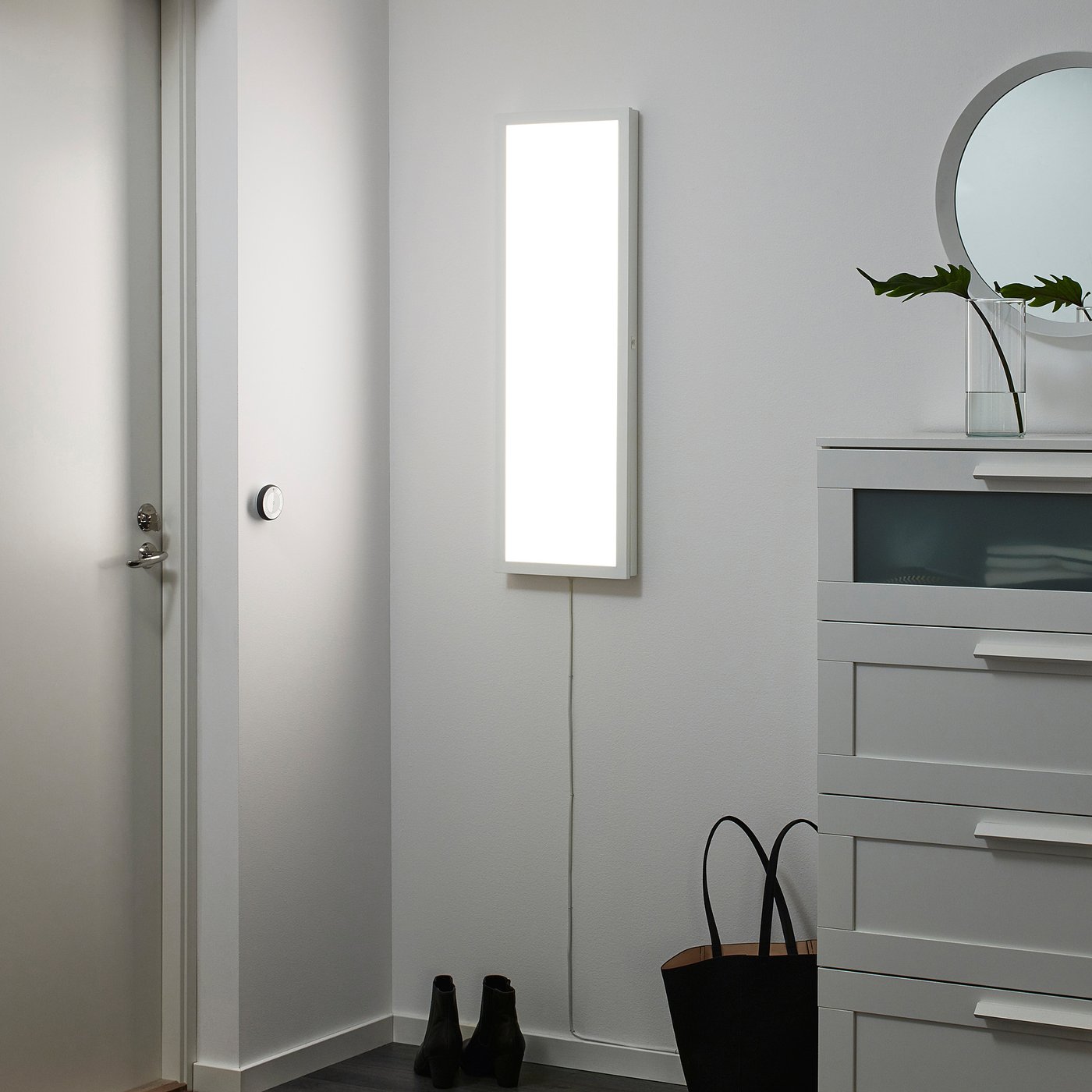Floalt Panneau Eclairage Led Intensite Lumineuse Reglable Spectre Blanc 30x90 Cm Ikea