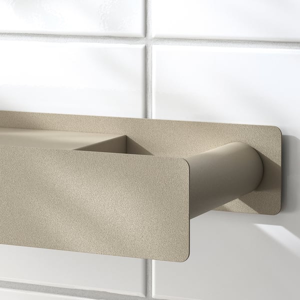 FLORSJÖN Porte-rouleau WC, beige