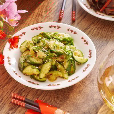 FÖSSTA Petite assiette, poisson rouge, 19 cm