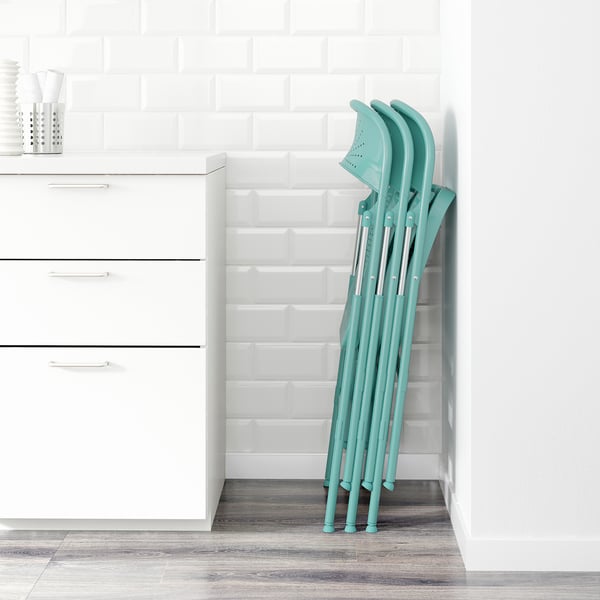 Frode Chaise Pliante Turquoise Ikea