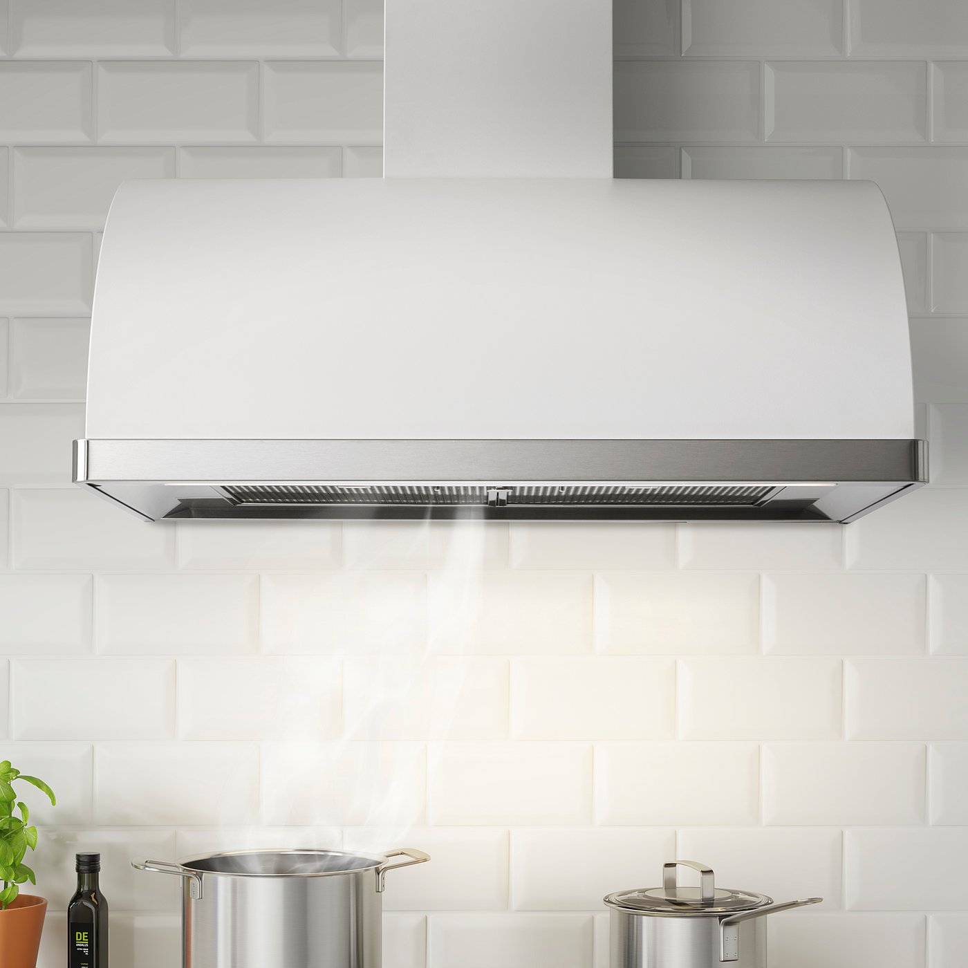 fullstandig hotte aspirante murale blanc ikea