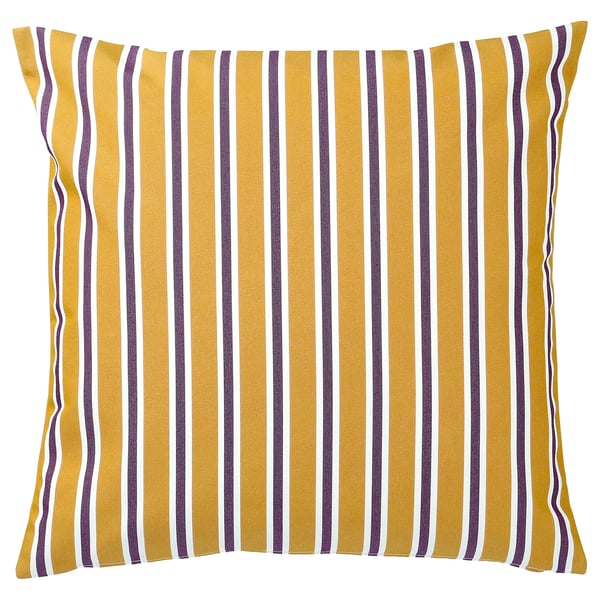 Funkon Housse De Coussin Int Ext Jaune Fonce Pourpre 50x50 Cm Ikea