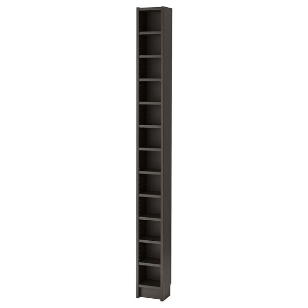 Gnedby Bibliotheque Brun Noir 202 Cm Ikea