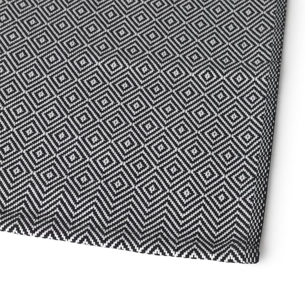 Goddag Set De Table Noir Blanc Materiau Durable Ikea