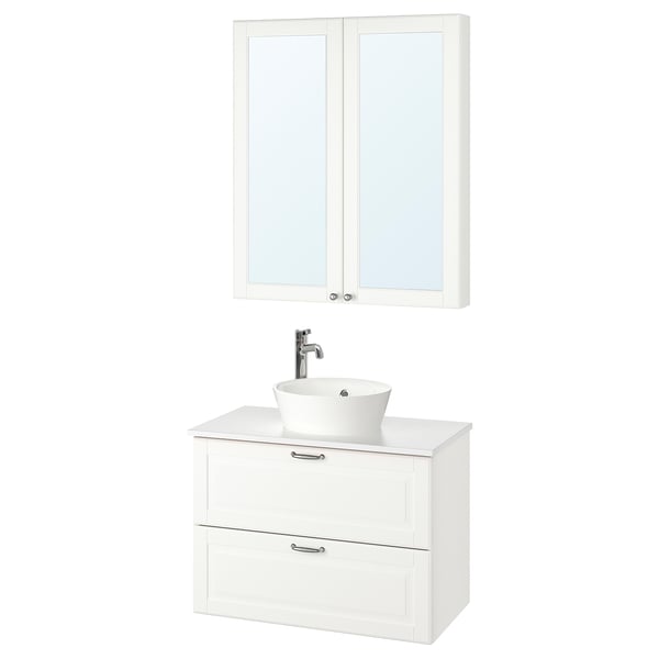 Godmorgon Tolken Kattevik Mobilier Salle De Bain 5 Pieces