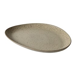 GRÅRÄV Plat, vert gris, 38 cm