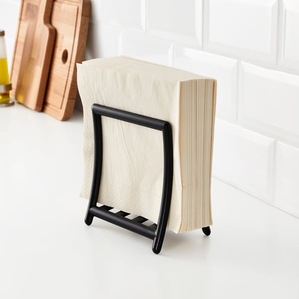 Greja Porte Serviettes Noir Ikea