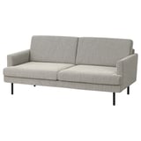 GRILLSTORP canapé, gris clair, en tissu, rectangulaire, design épuré.