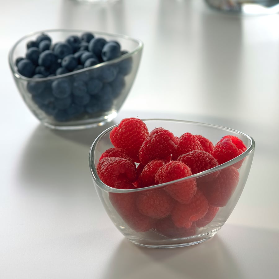 GRISFISK coupe à dessert, verre transparent, 11 cm IKEA