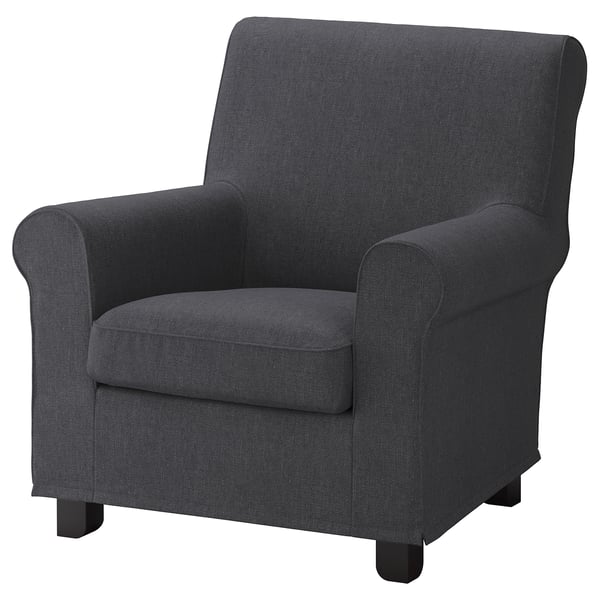 Gronlid Fauteuil Sporda Gris Fonce Ikea