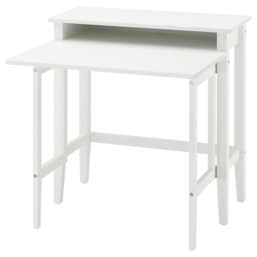GULLABERG Bureau à rabat - blanc 84x41/91x85 cm