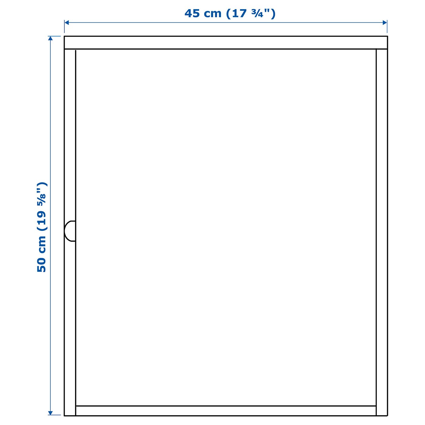 Hallan Rangement Blanc 45x50 Cm Ikea