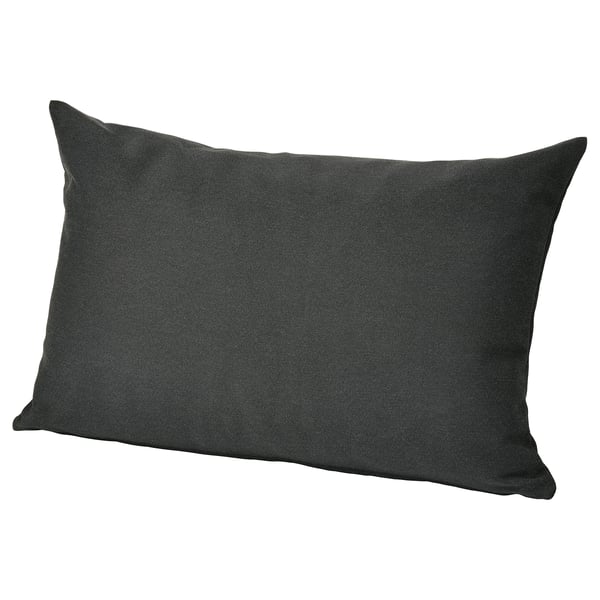 Hallo Coussin Dossier Exterieur Noir Ikea