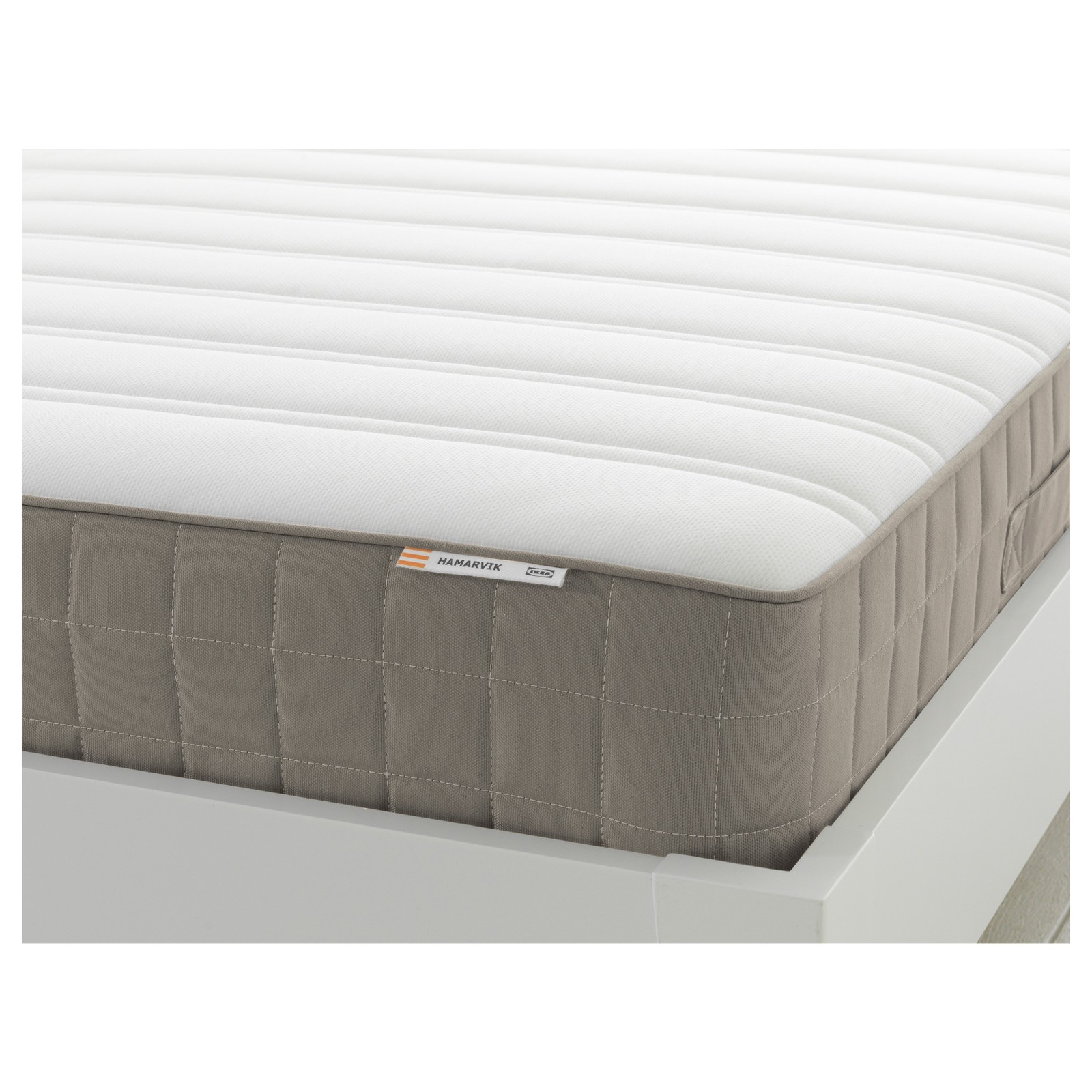 HAMARVIK Matelas à ressorts, ferme, beige foncé, 160x200 cm IKEA