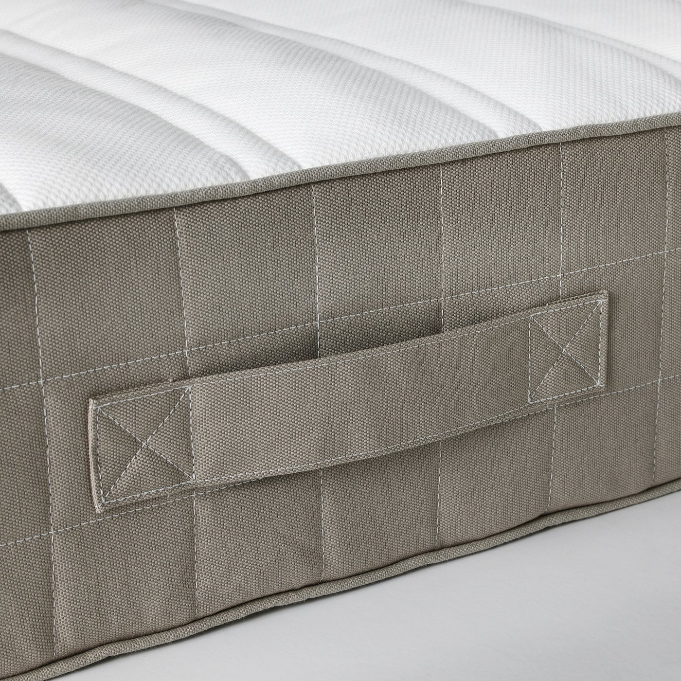 Hamarvik Matelas A Ressorts Mi Ferme Beige Fonce 80x200 Cm Ikea