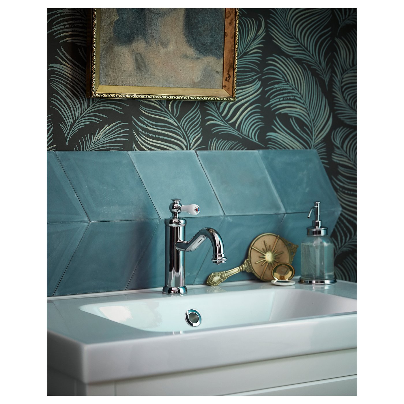 Hamnskar Mitigeur Lavabo Avec Bonde Chrome Ikea