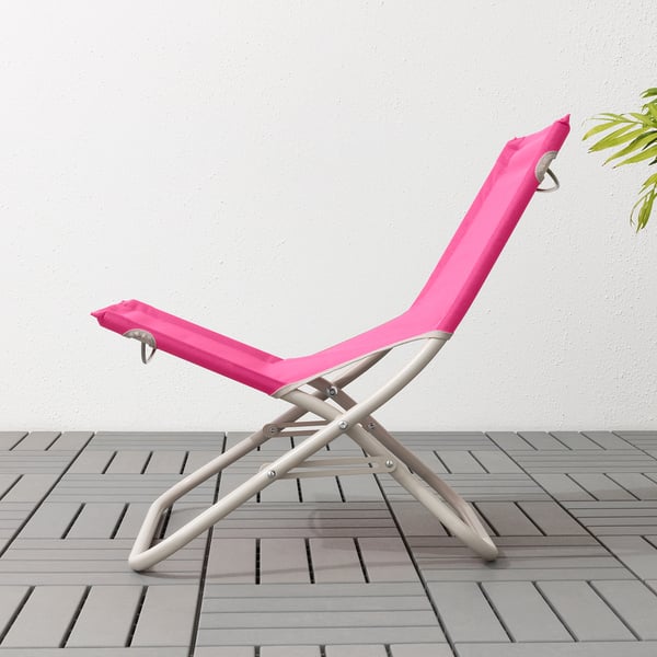 Hamo Chaise De Plage Rose Ikea