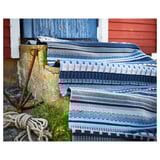 HARSVANS Tapis tissé à plat, multicolore, foncé, 170x240 cm