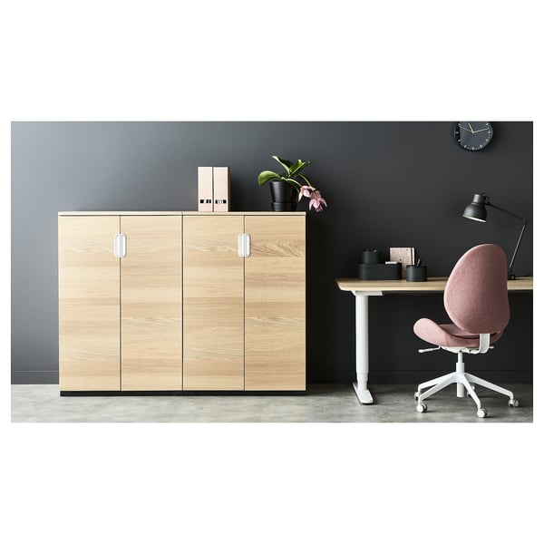 Hattefjall Chaise De Bureau Gunnared Brun Rose Clair Ikea