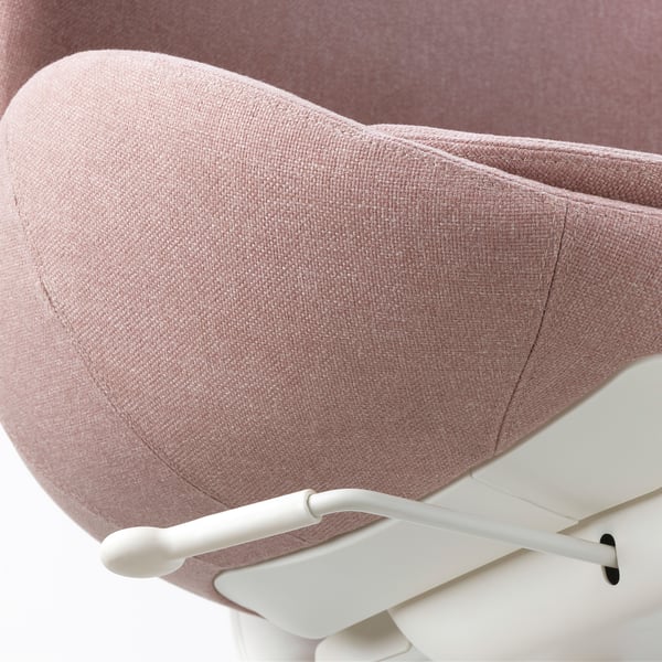 Hattefjall Chaise De Bureau Gunnared Brun Rose Clair Ikea