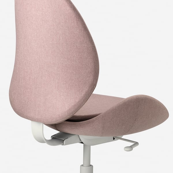 Hattefjall Chaise De Bureau Gunnared Brun Rose Clair Ikea