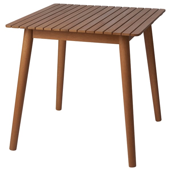 hattholmen table de jardin eucalyptus chene clair 75x75x74 cm ikea ikea