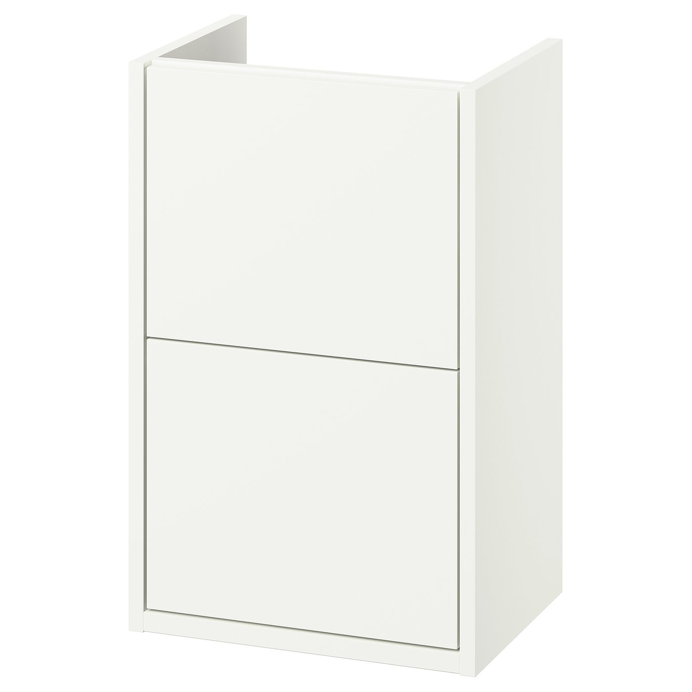 HAVBÄCK Meuble lavabo avec tiroirs - blanc 40x33x63 cm