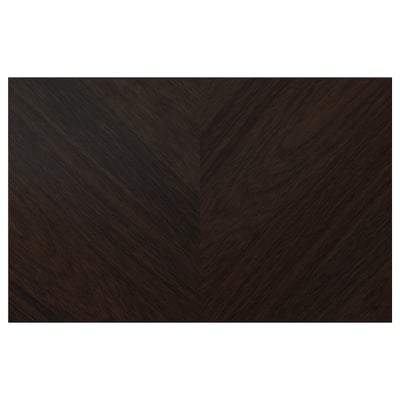 Façade en placage de chêne naturel HEDEVIKEN, rectangulaire, motif chevron.