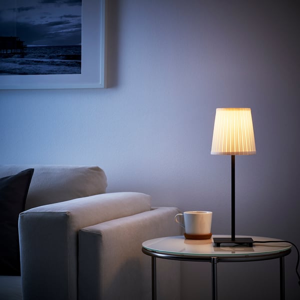 HEMMA Pied de lampe de table noir IKEA