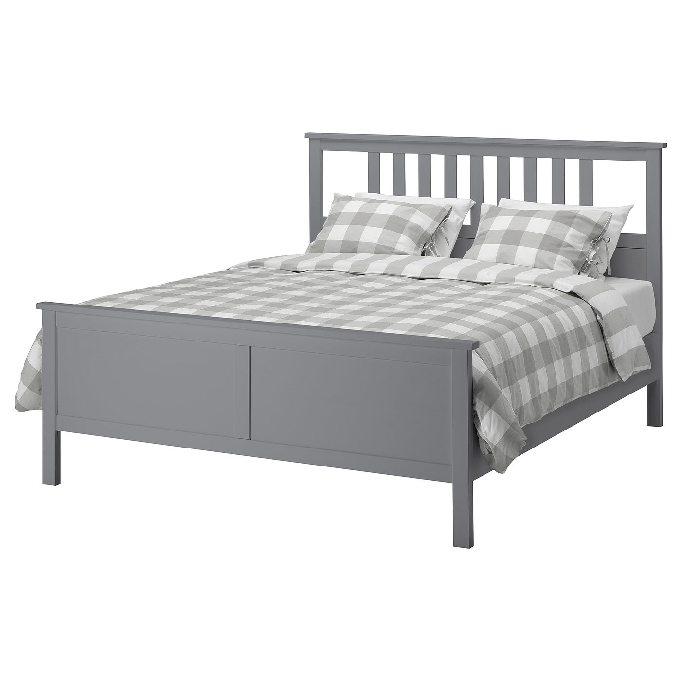 HEMNES Cadre de lit gris IKEA