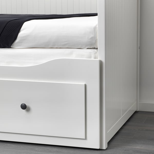 Lit banquette 2 places structure blanc 80x200 cm Lit banquette 2 places structure blanc 80x200 cm