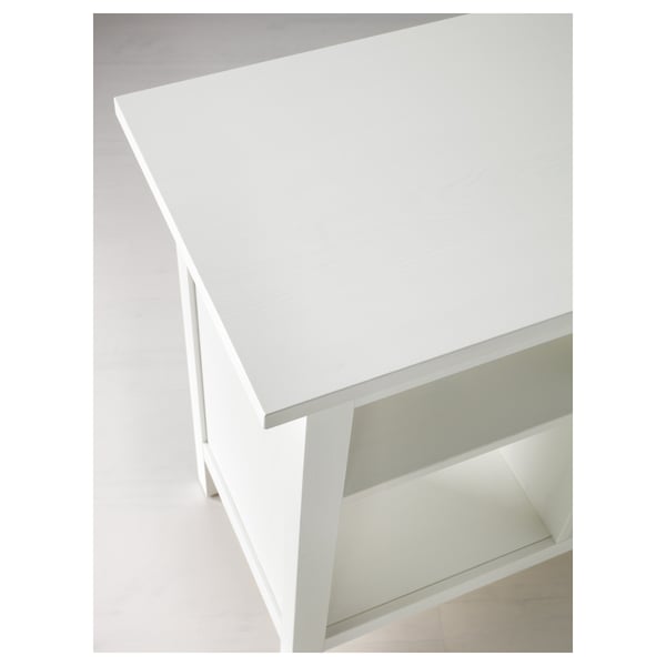 Hemnes Desserte Teinte Blanc 157x40 Cm Ikea