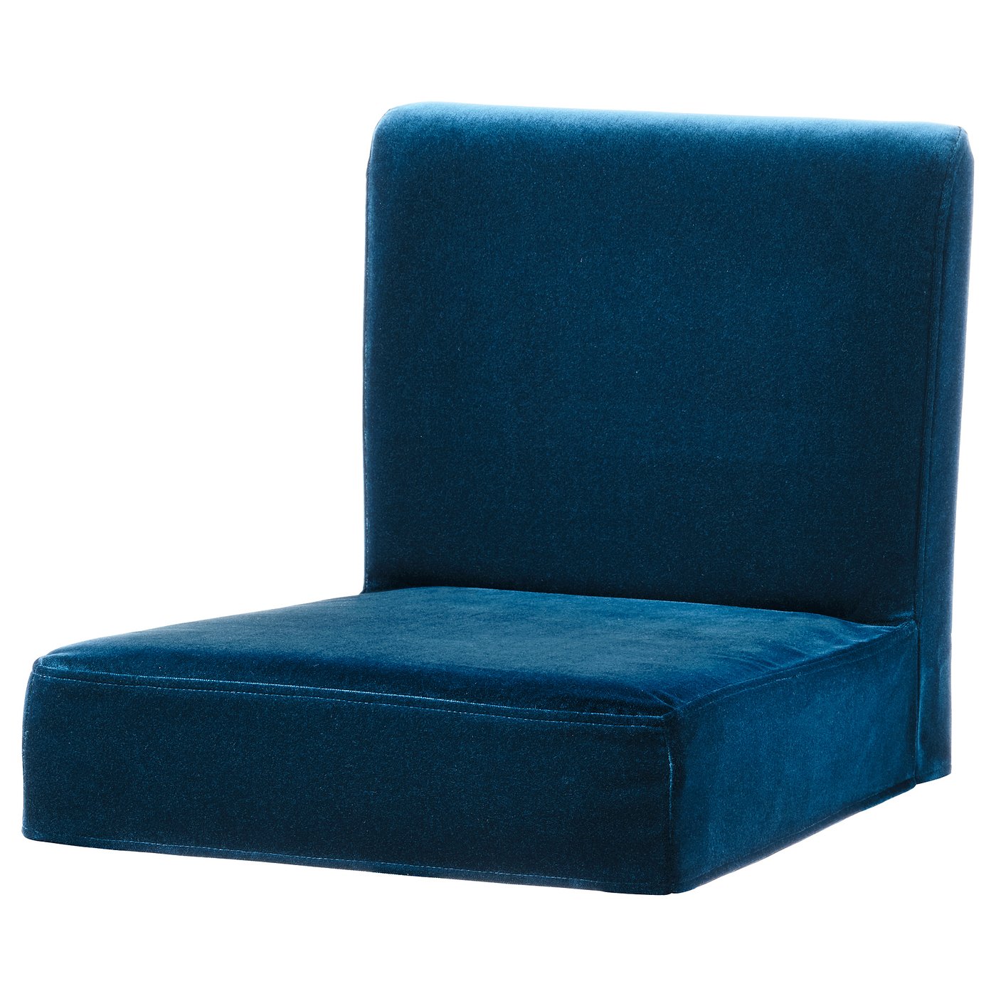 HENRIKSDAL Housse pour chaise de bar, Djuparp vert-bleu foncé - IKEA