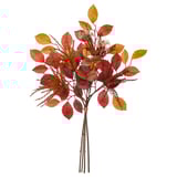Bouquet HÖSTAGILLE : riches couleurs d’automne, fleurs artificielles, matériaux recyclés, forme naturelle.