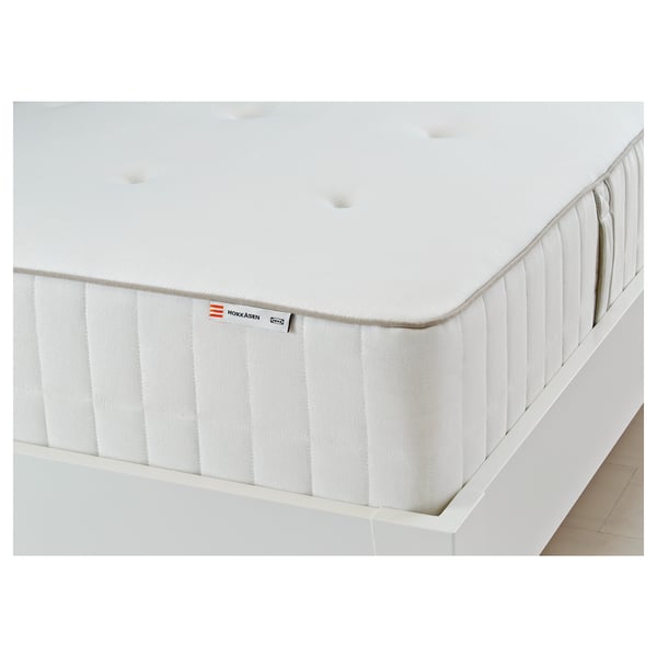 Hokkasen Matelas A Ressorts Ensaches Ferme Blanc 160x200 Cm Ikea