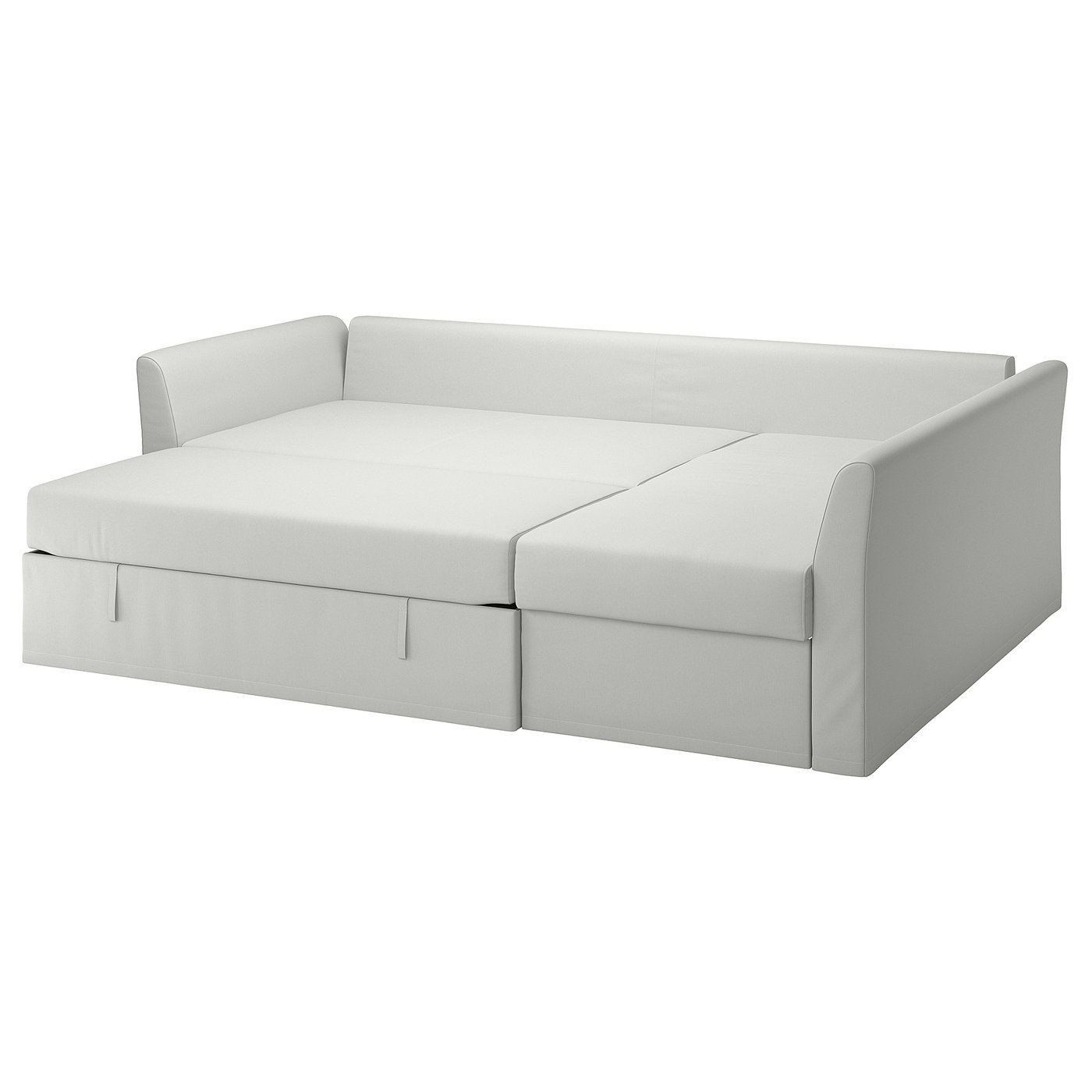 Holmsund Canape Convertible D Angle Orrsta Blanc Gris Clair Ikea