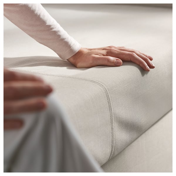 holmsund canape convertible d angle orrsta blanc gris clair ikea