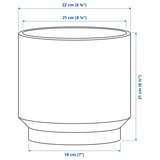 Illustration avec les mesures du produit : HONUNGSPALM.