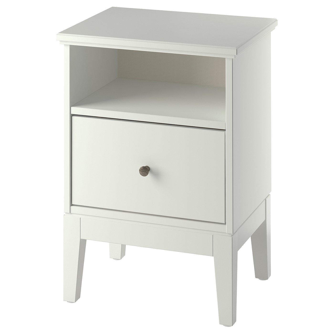 Idan s table chevet blanc 47x40 cm ikea