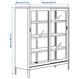 Illustration avec les mesures du produit : IDÅSEN.