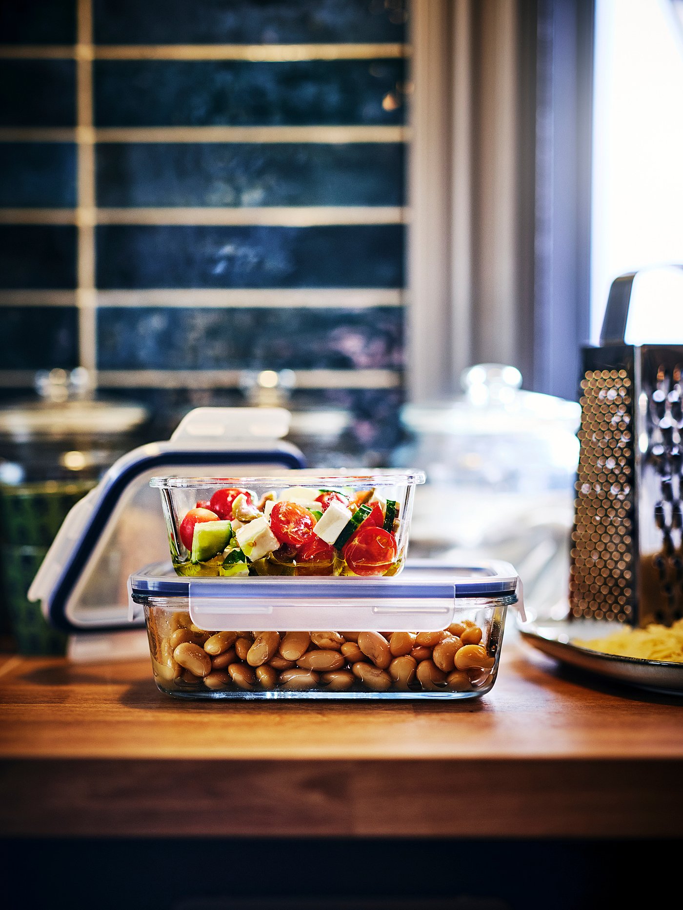 Ikea 365 Recipient Alimentaire Rectangulaire Verre 1 0 L Ikea