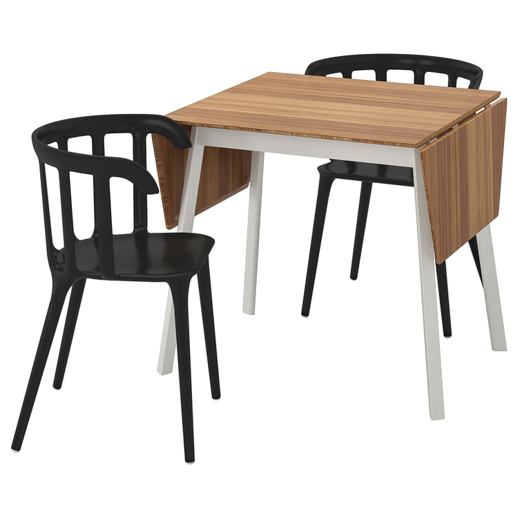 IKEA PS 2012 / IKEA PS 2012 Table et 2 chaises, bambou, noir IKEA