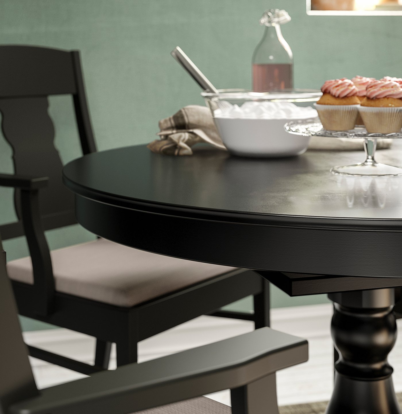 Ingatorp Table Extensible Noir 110 155 Cm Ikea
