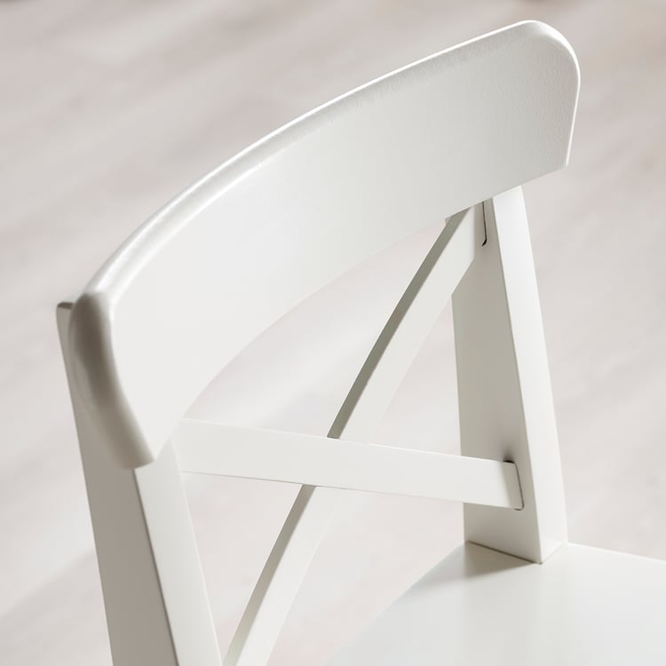 INGOLF Chaise de bar, blanc, 74 cm IKEA