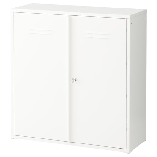 IVAR Armoire avec portes, blanc IKEA
