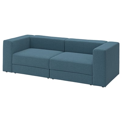 JÄTTEBO Canapé modulable 3 places, Axvall bleu gris foncé