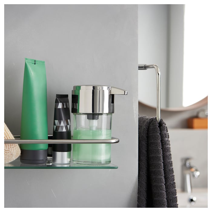 KALKGRUND Étagère douche, chromé, 24x6 cm IKEA