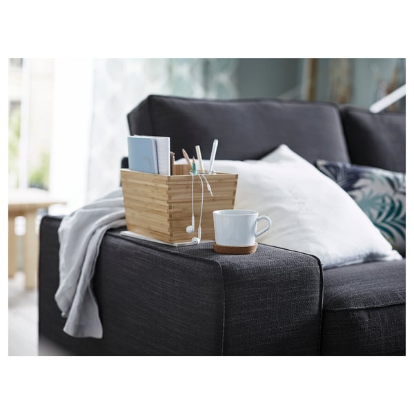 Kivik Canape D Angle 6 Places Avec Meridienne Hillared Anthracite Ikea