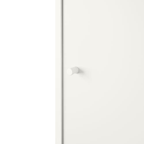 KLEPPSTAD Armoire à portes coulissantes, blanc, 117x176 cm IKEA