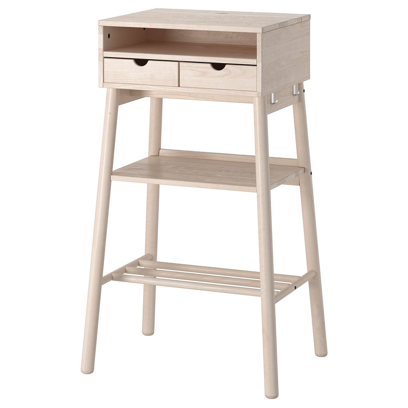 Knotten Bureau Debout Blanc Bouleau Ikea